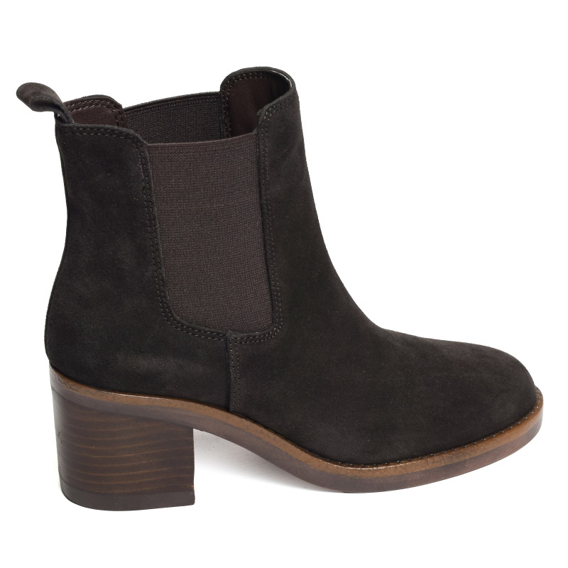 DAKOTA 5634 Café, Chelsea boots Another Trend