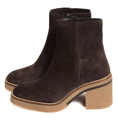 JANIS 5672 Chocolat, Bottines Another Trend