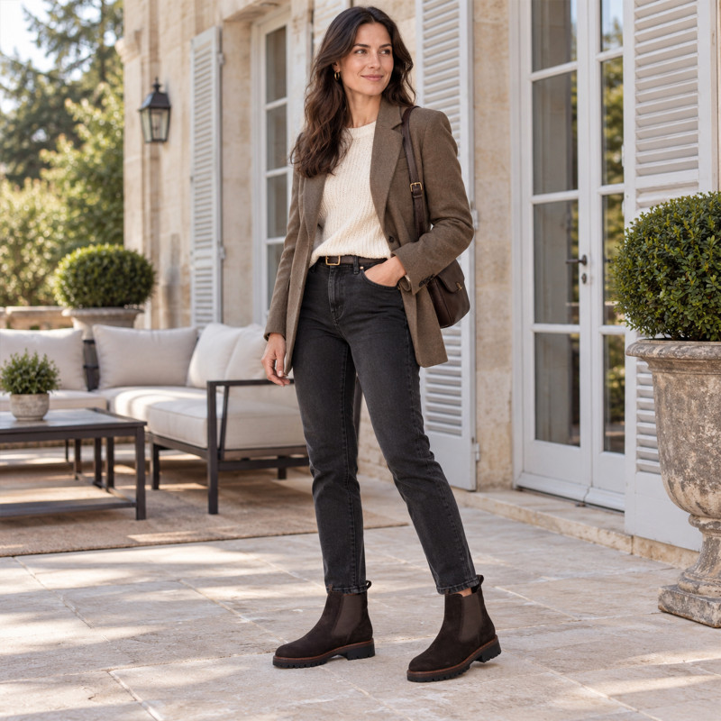 MILITARE 5700 Café, Chelsea boots Another Trend