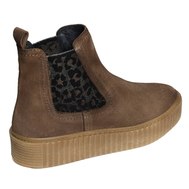 SWER Taupe Léopard, Chelsea boots Follia Dolce