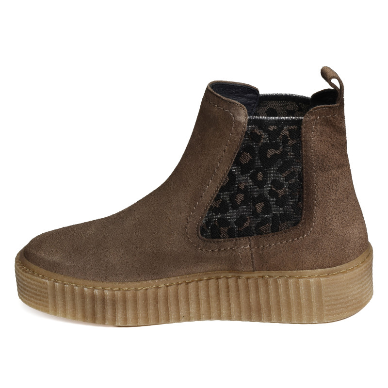 SWER Taupe Léopard, Chelsea boots Follia Dolce