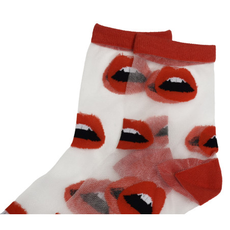 MARYLINE Rouge, Chaussettes Sockette
