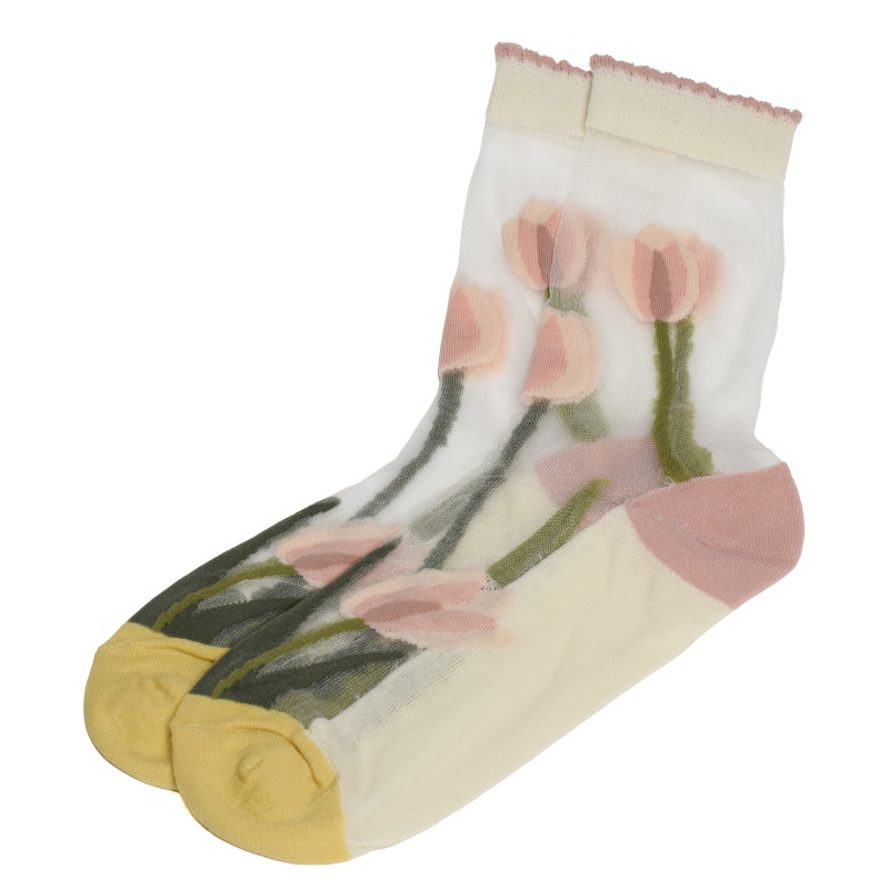 TULIPE Multicolore, Chaussettes Sockette