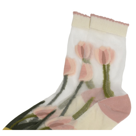 TULIPE Multicolore, Chaussettes Sockette