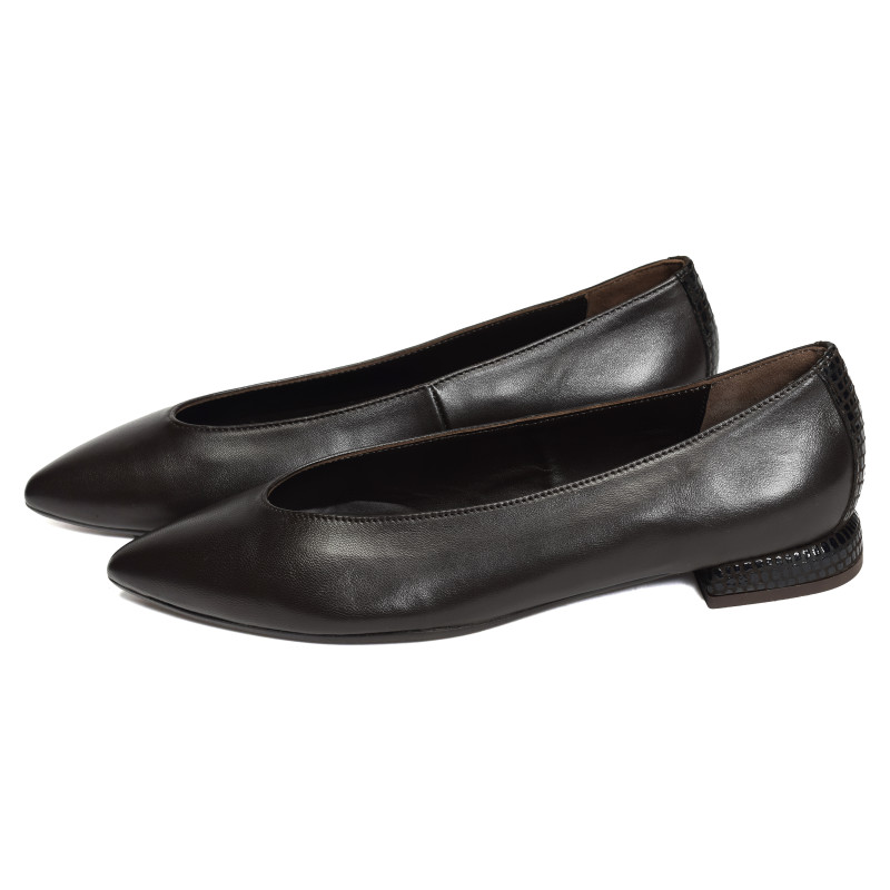 VESTA Chocolat, Ballerines Reqins