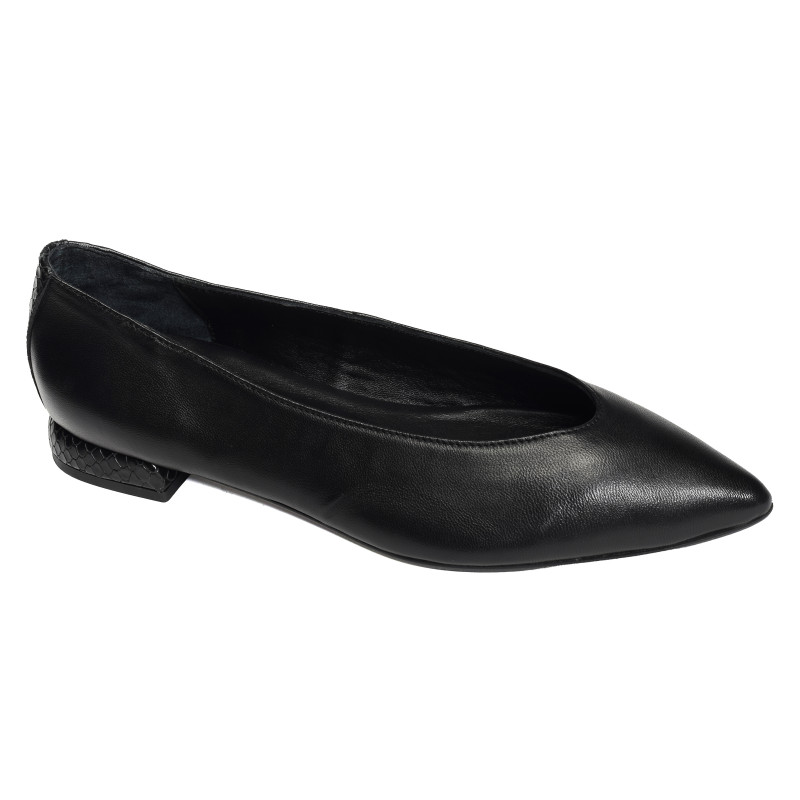 VESTA Noir, Ballerines Reqins