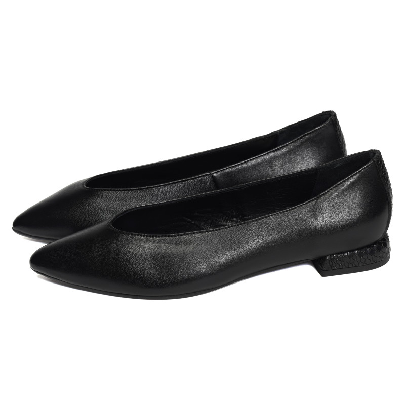 VESTA Noir, Ballerines Reqins