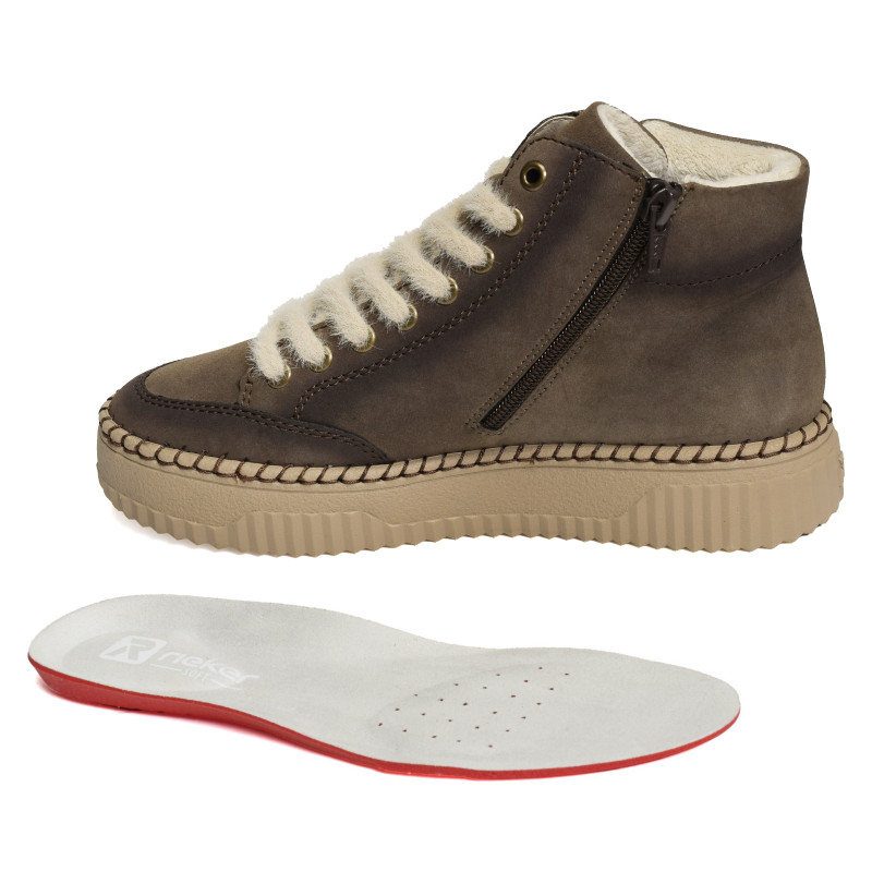 N9901 Taupe, Boots Rieker