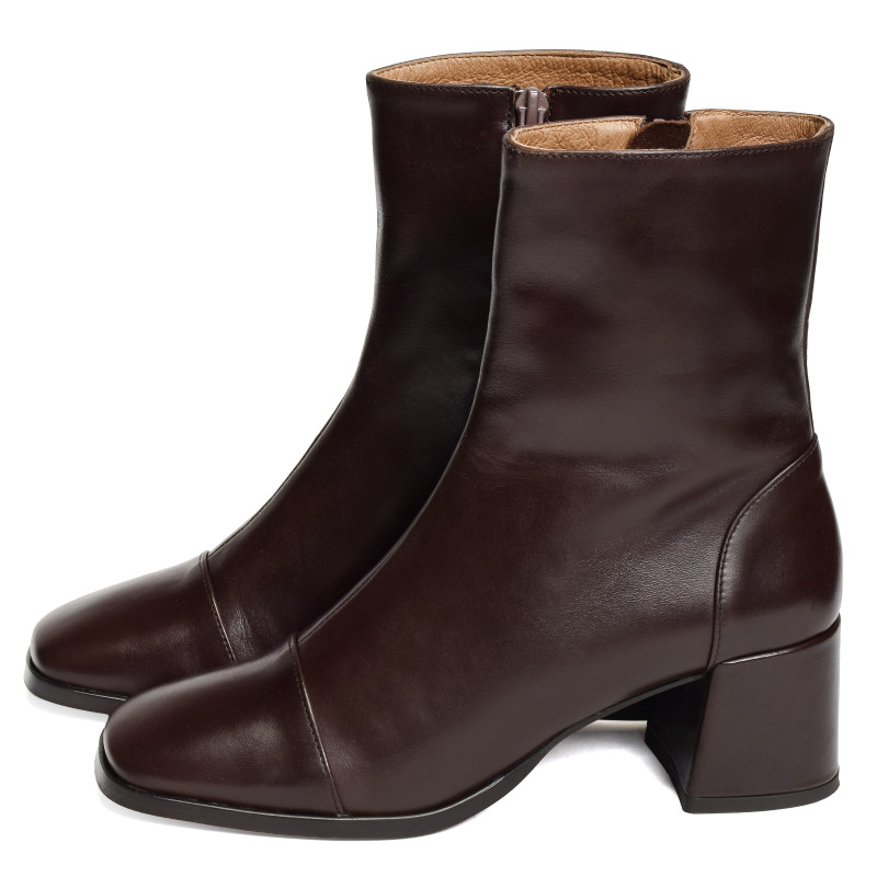 PAULINE Chocolat, Bottines Maroli