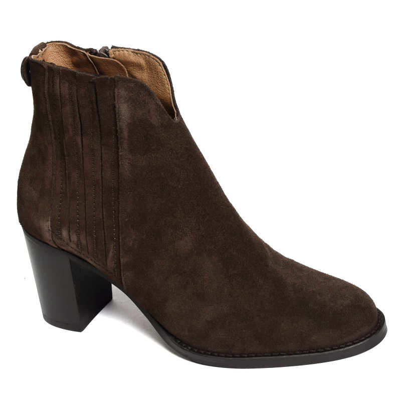 ROMANE Chocolat, Bottines Maroli