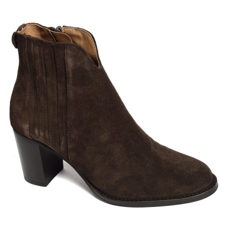 ROMANE Chocolat, Bottines Maroli