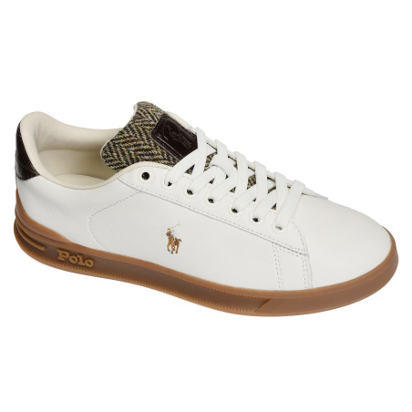HERITAGE COURT III Blanc Chocolat, Sneakers basses Polo Ralph Lauren