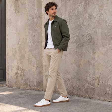 HERITAGE COURT III Blanc Chocolat, Sneakers basses Polo Ralph Lauren