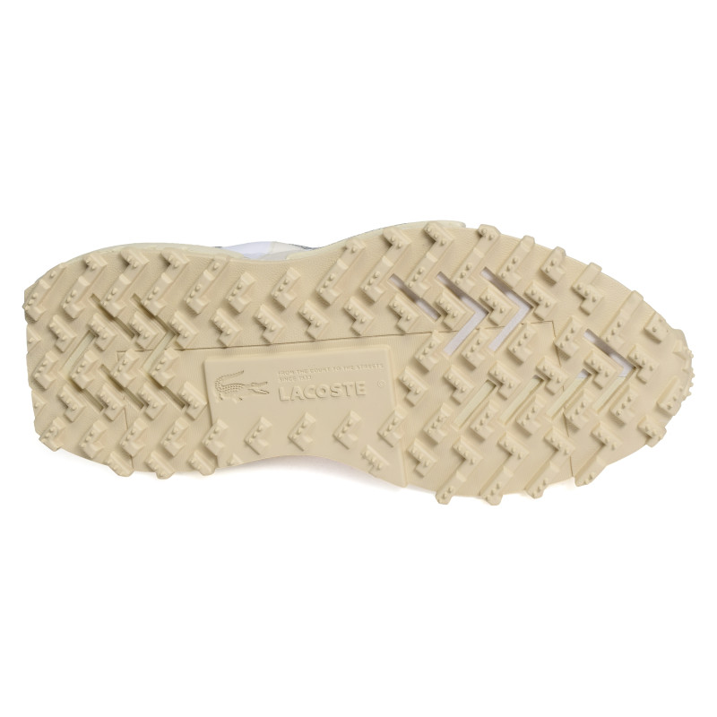 ELITE ACTIVE W Blanc Argent, Baskets running Lacoste