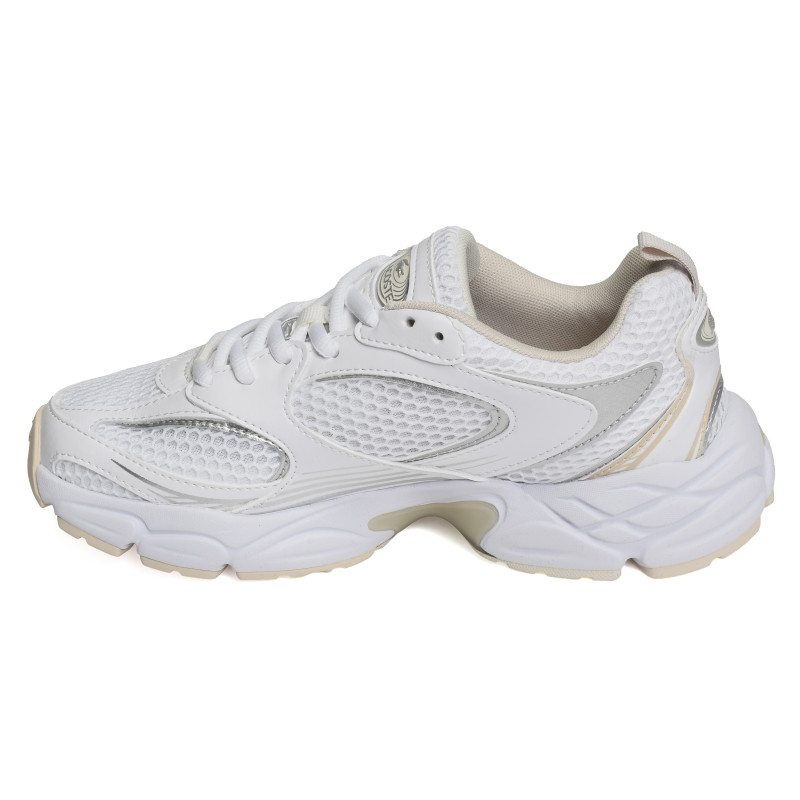 STORM 96 2K W Blanc Argent, Baskets running Lacoste