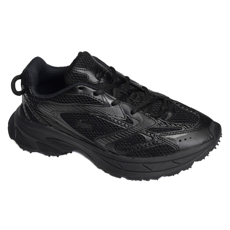 L003 NEO SHOT Noir Noir, Baskets running Lacoste