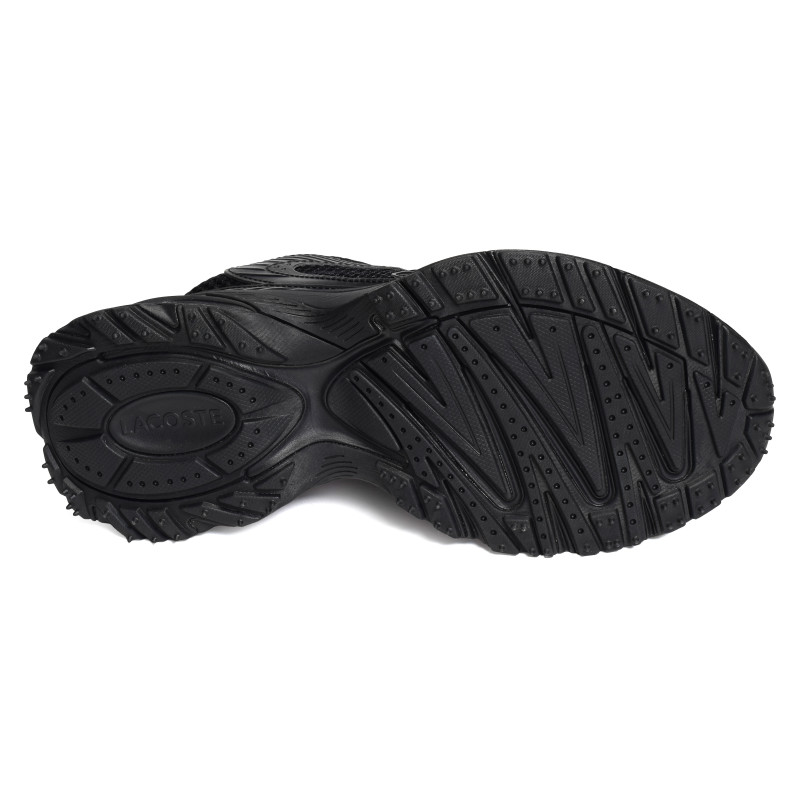 L003 NEO SHOT Noir Noir, Baskets running Lacoste