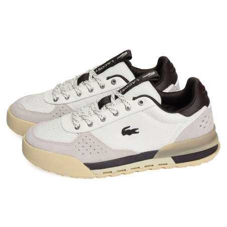 SLAM BREAK Beige Marron, Baskets running Lacoste
