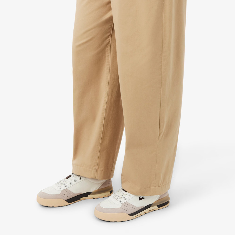 SLAM BREAK Beige Marron, Baskets running Lacoste