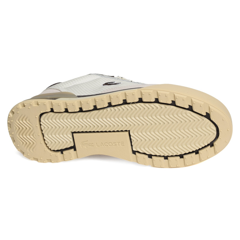SLAM BREAK Beige Marron, Baskets running Lacoste