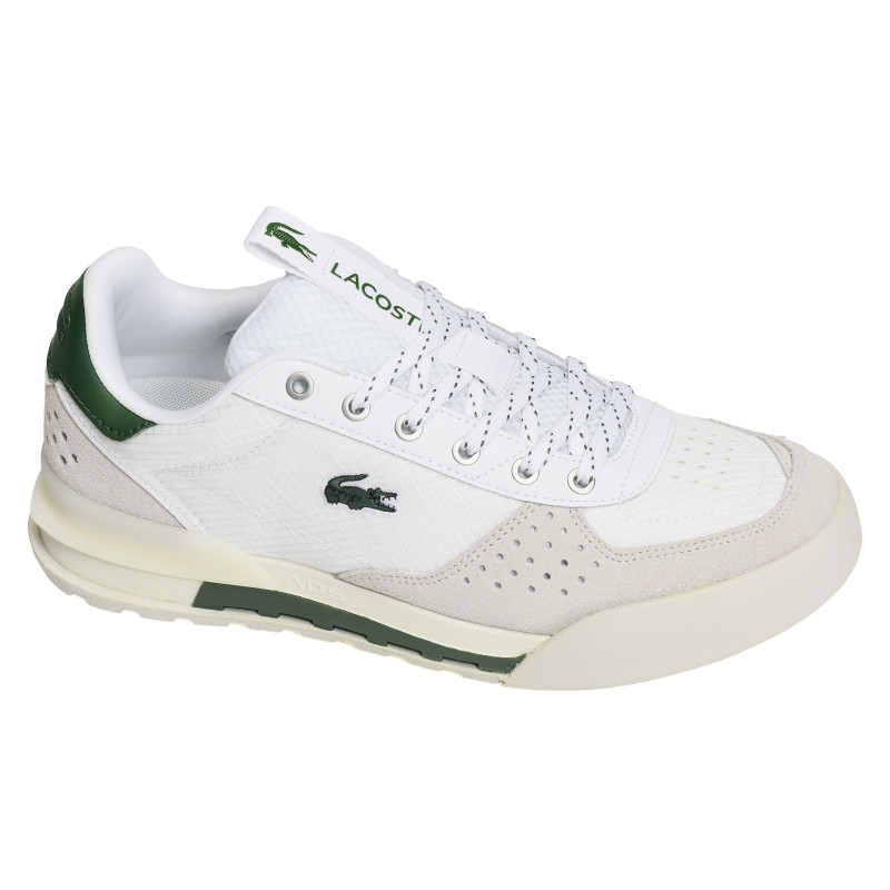 SLAM BREAK Blanc Vert, Baskets running Lacoste