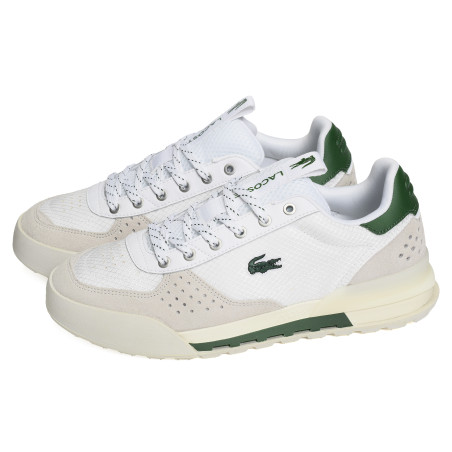 SLAM BREAK Blanc Vert, Baskets running Lacoste