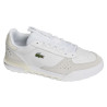 SLAM BREAK LEATHER Blanc Beige, Baskets running Lacoste