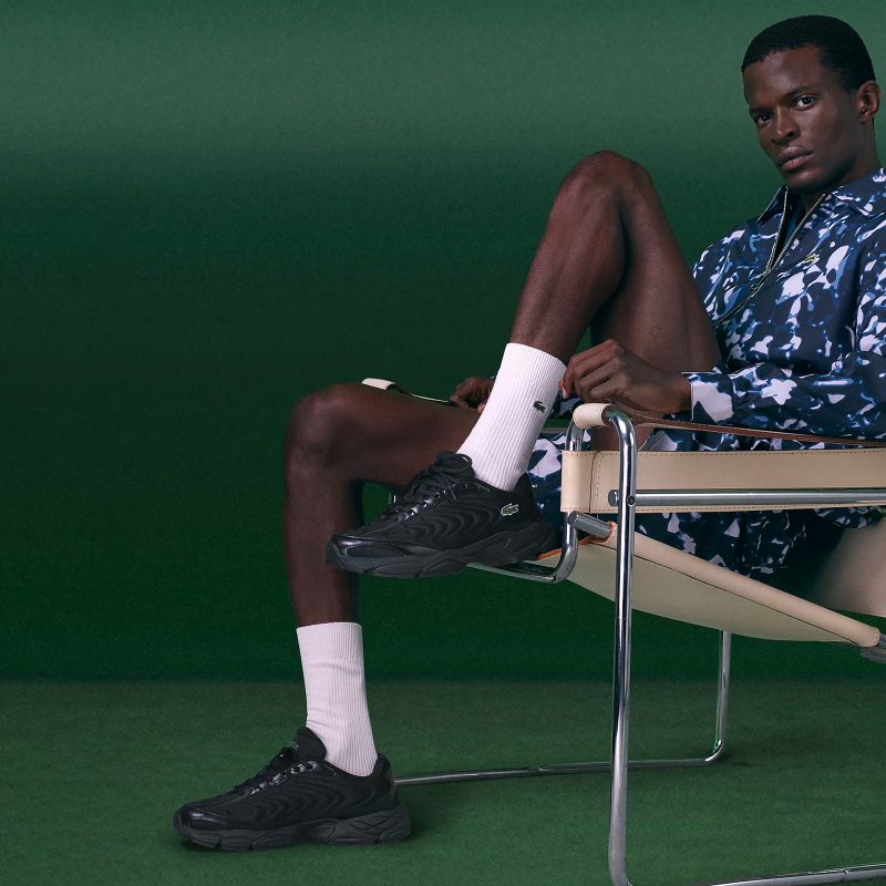 STORM 96 2K LITE Noir Noir, Baskets running Lacoste