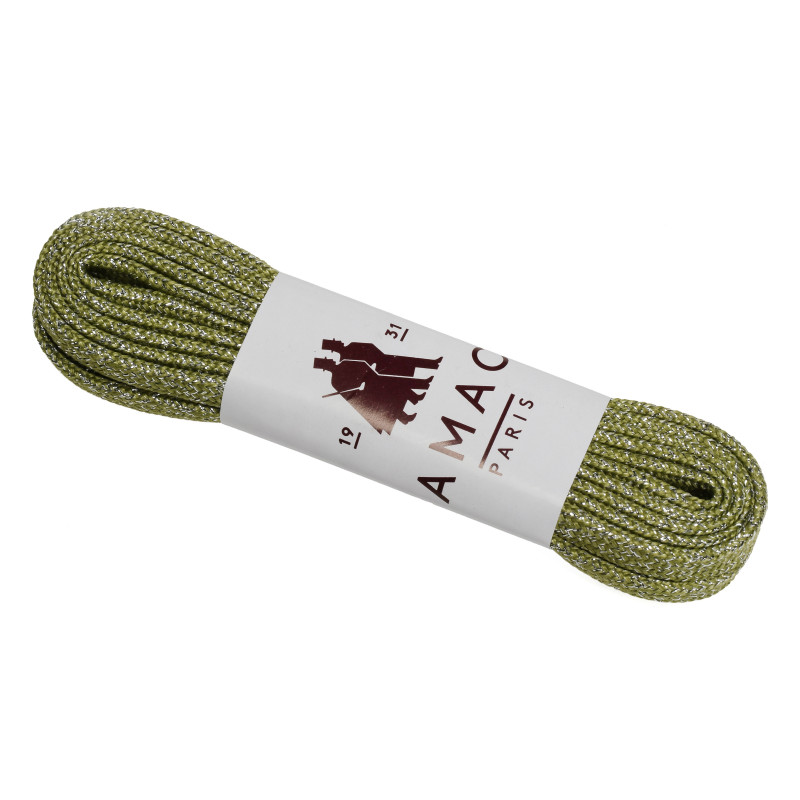 LACETS LUREX 120 CM Vert, Lacets Famaco