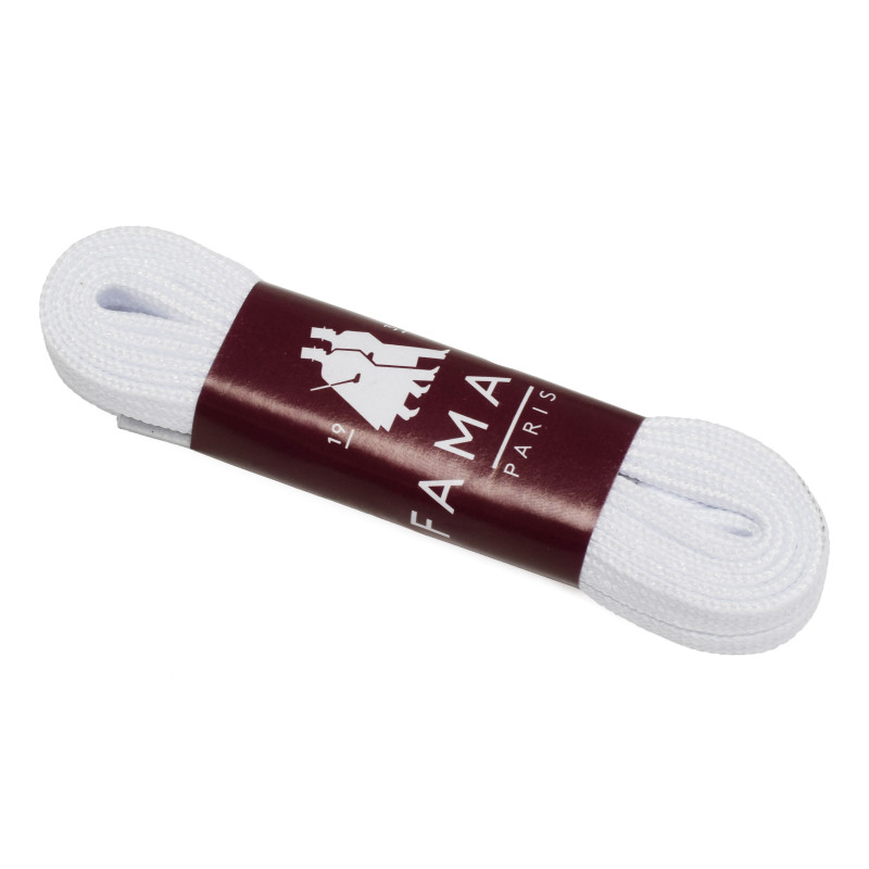 LACETS LUREX 120 CM Blanc, Lacets Famaco