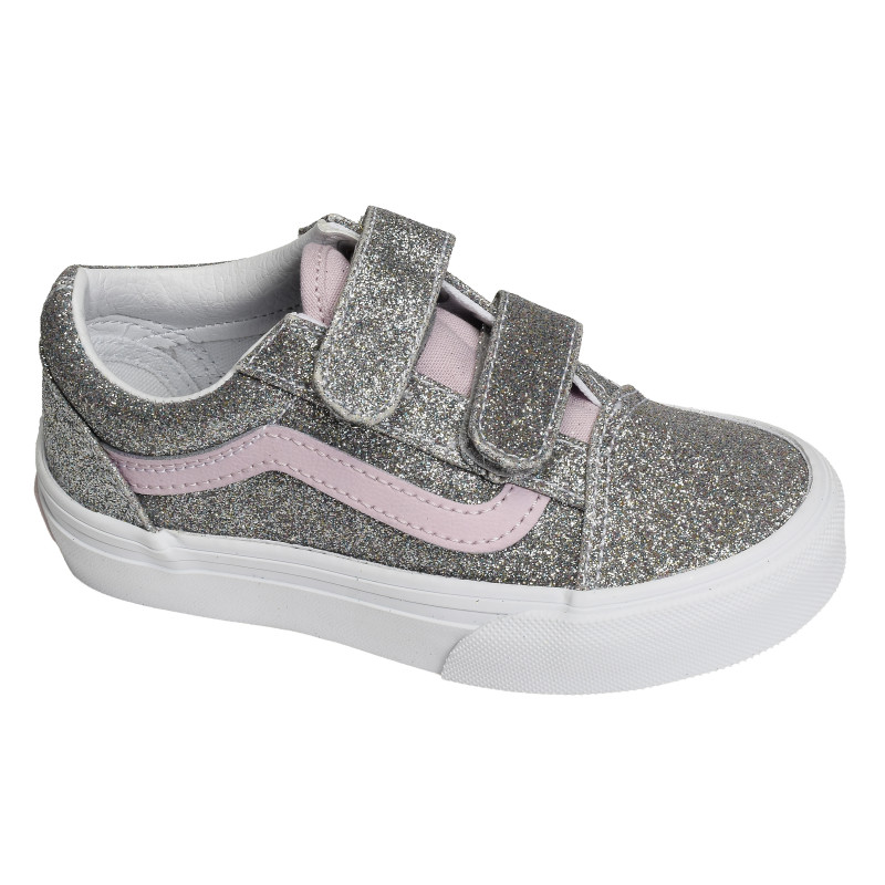 UY OLD SKOOL VEL Argent Rose, Sneakers basses Vans