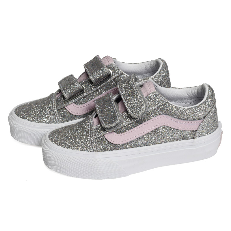 UY OLD SKOOL VEL Argent Rose, Sneakers basses Vans