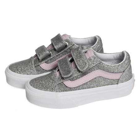 UY OLD SKOOL VEL Argent Rose, Sneakers basses Vans