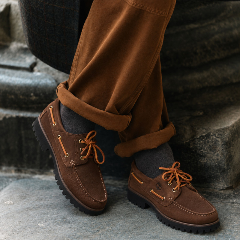 AUTHENTIC BOAT SHOE Chocolat, Bateaux Timberland