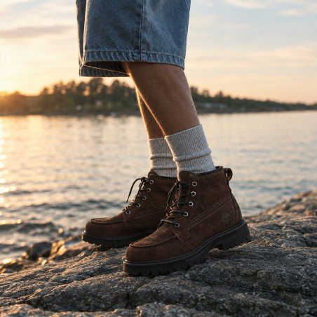 BRITTON DRIVE MID LACE UP BOOT Chocolat, Boots Timberland
