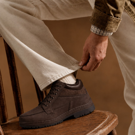 HERITAGE LACE UP SHOE Chocolat, Boots Timberland