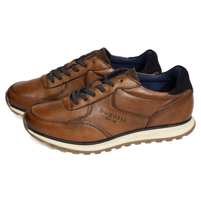 CIRINO A021P Cognac, Baskets running Bugatti