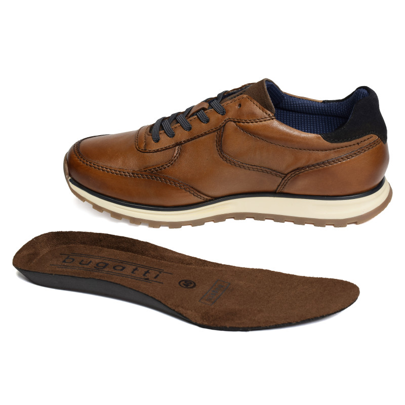 CIRINO A021P Cognac, Baskets running Bugatti