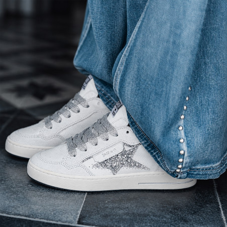 ALE Blanc Argent, Sneakers basses Semerdjian