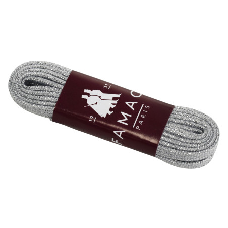 LACETS LUREX 120 CM Argent, Lacets Famaco