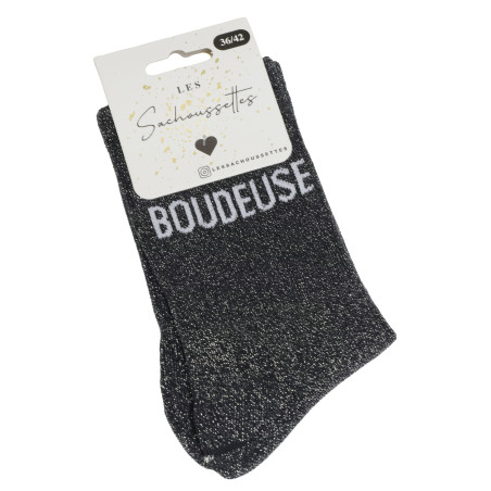 BOUDEUSE Gris, Chaussettes Les Sachoussettes