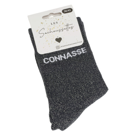 CONNASSE Gris, Chaussettes Les Sachoussettes