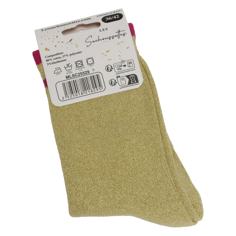 DIVA BANDE Or, Chaussettes Les Sachoussettes
