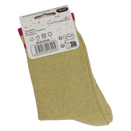 DIVA BANDE Or, Chaussettes Les Sachoussettes