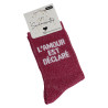 LAMOUR EST DECLARE Framboise, Chaussettes Les Sachoussettes