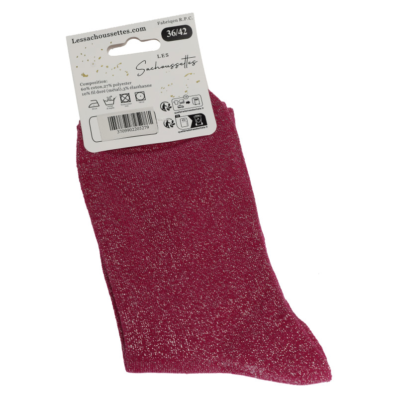 LAMOUR EST DECLARE Framboise, Chaussettes Les Sachoussettes