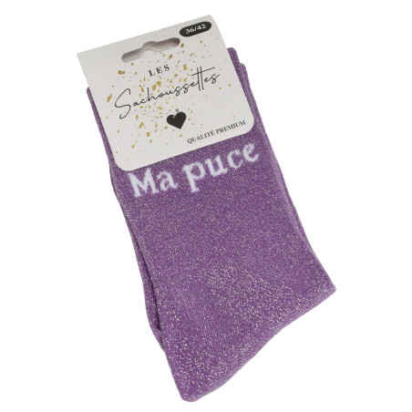 MA PUCE Violine, Chaussettes Les Sachoussettes