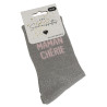 MAMAN CHERIE Gris Rose, Chaussettes Les Sachoussettes