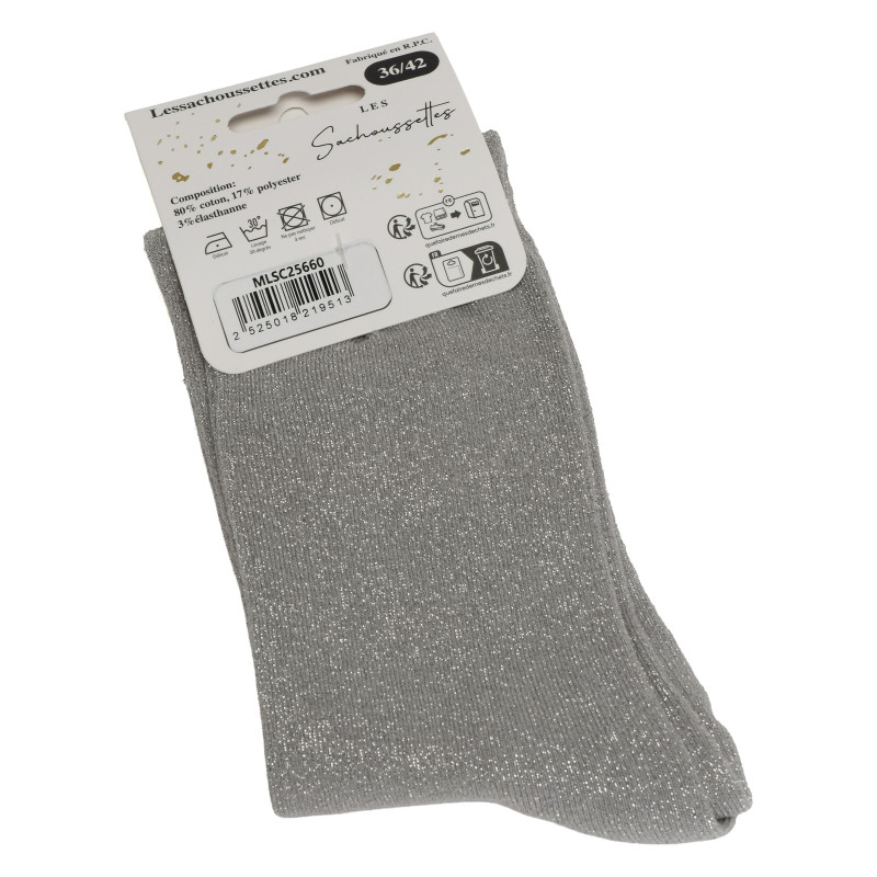 MAMAN CHERIE Gris Rose, Chaussettes Les Sachoussettes