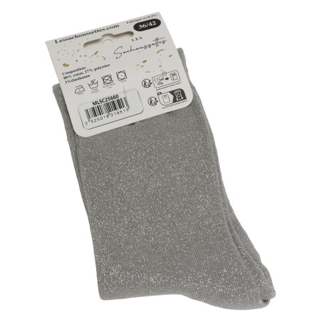 MAMAN CHERIE Gris Rose, Chaussettes Les Sachoussettes